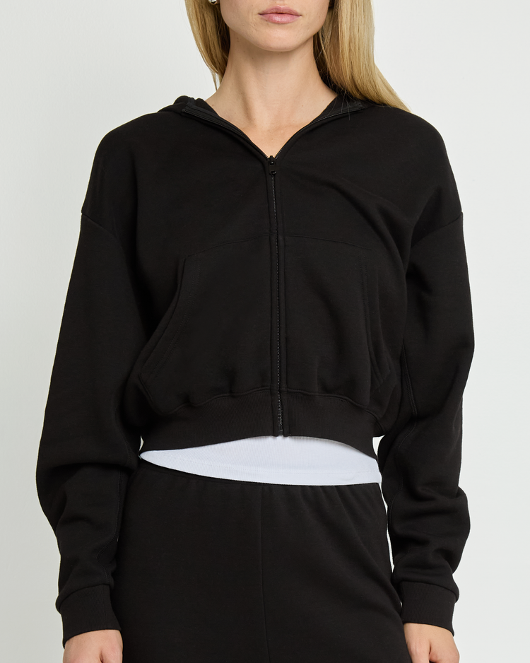 Cotton Fleece Classic Zip Up Hoodie