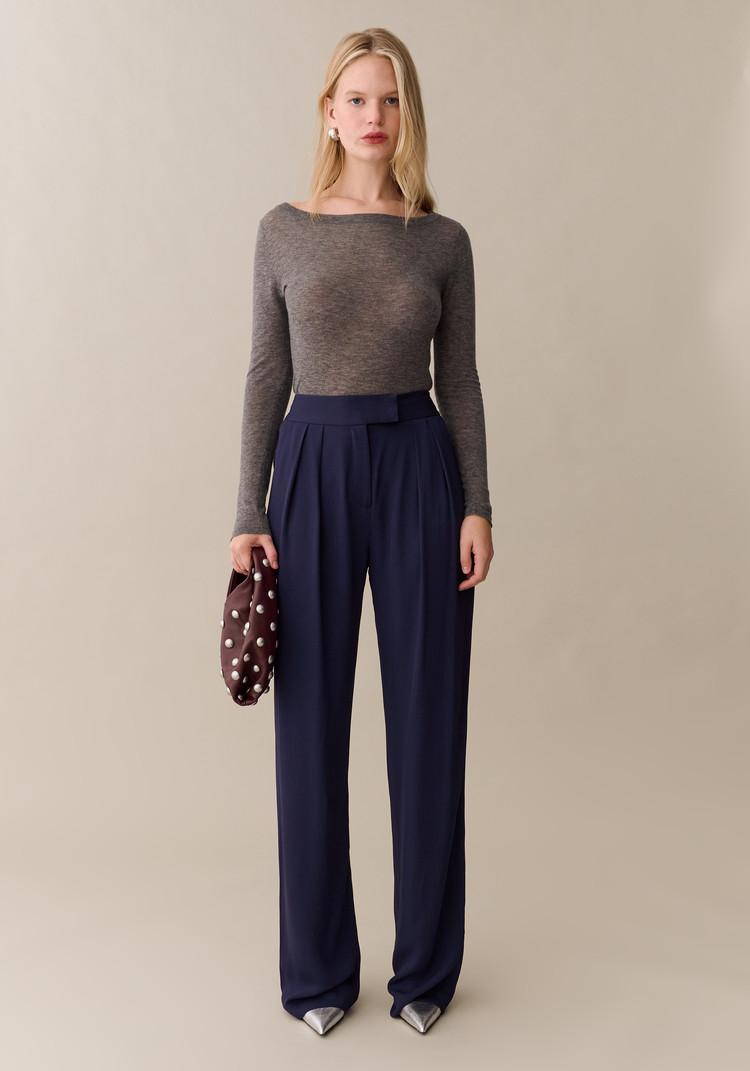 Cressida Merino Wool Lounge Top