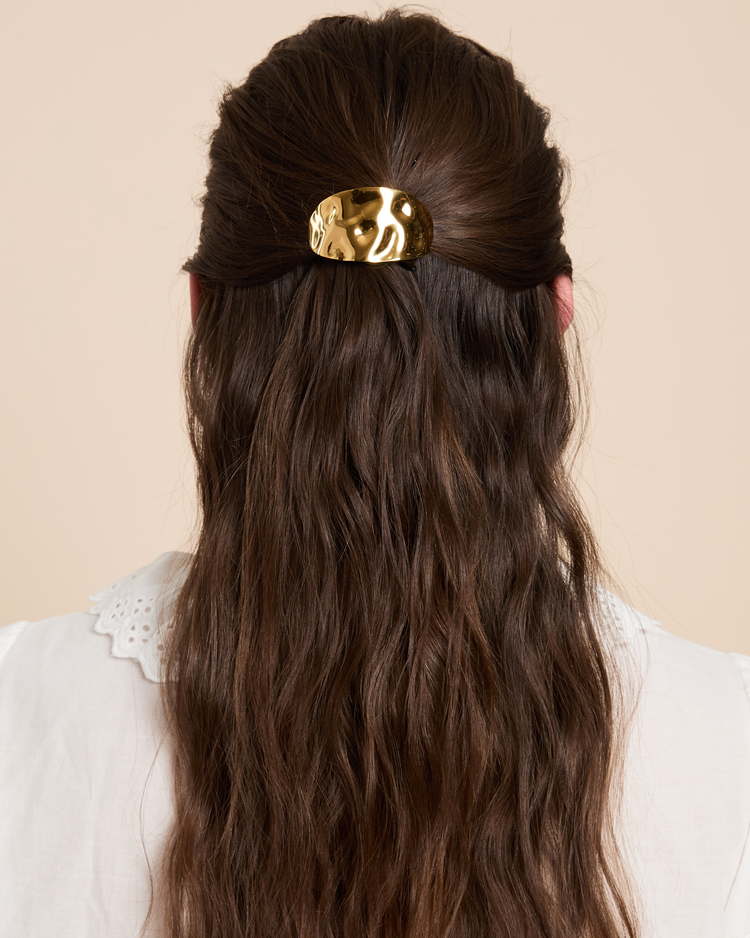 Textured Metallic Hair Tie