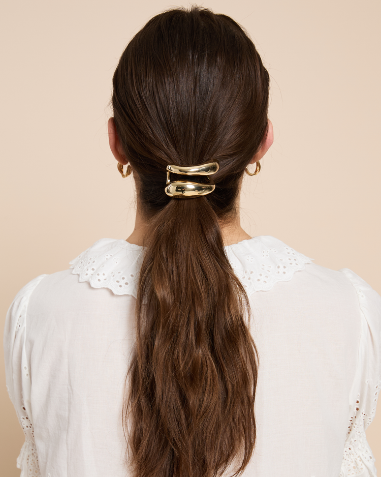 Wide Sculptured Cuff Hair Tie