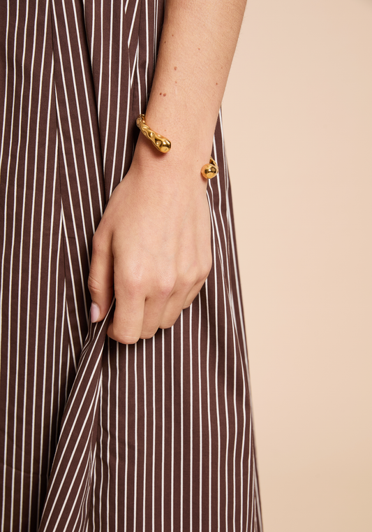 Skinny Hammered Cuff Bracelet