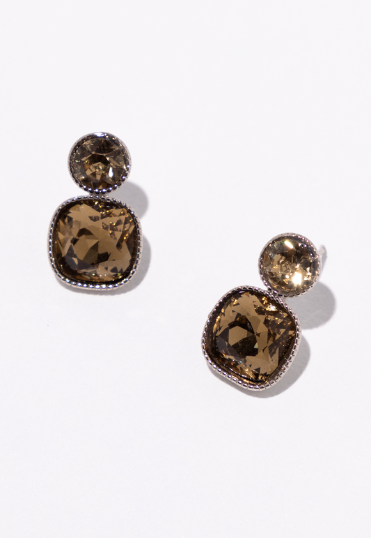 Sunburst Crystal Earrings