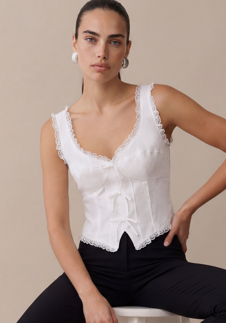 Giogia Linen Top