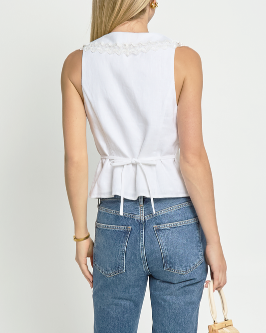 Rosalind Linen Top