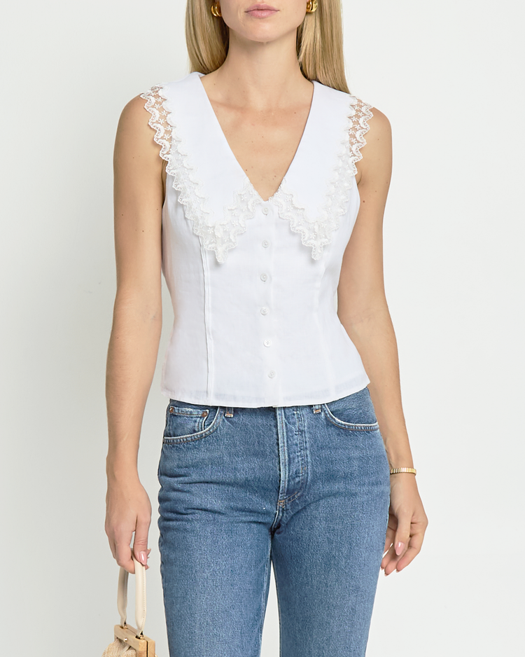 Rosalind Linen Top