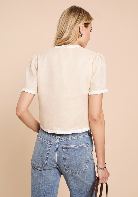 Isley Linen Top