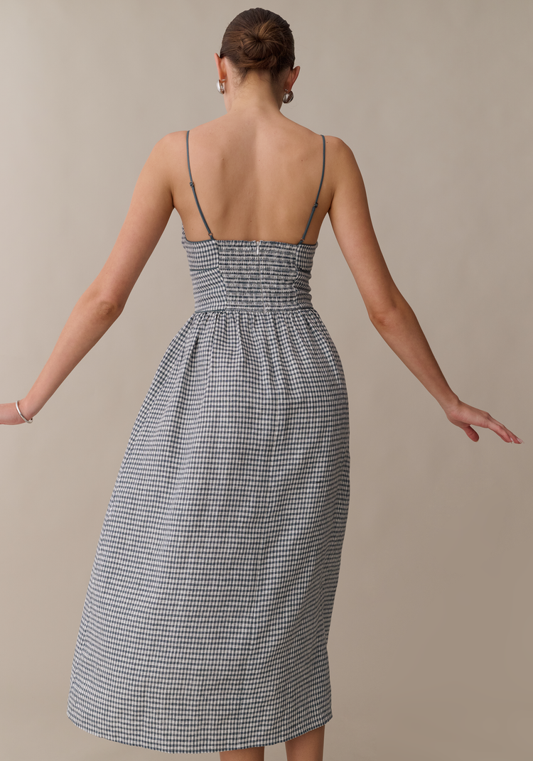 Darya Linen Dress