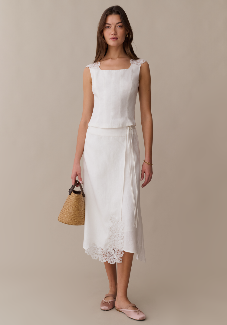 Stacy Linen Top
