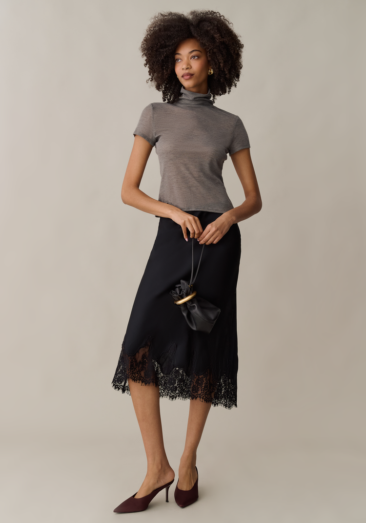 Evren Silk Skirt