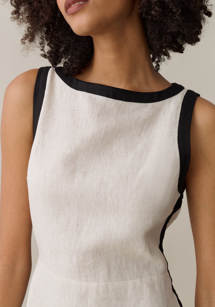 Claudette Linen Dress