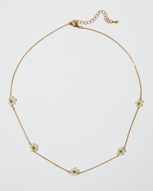 Pearl Flower Necklace