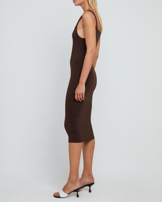 Contouring Tank Midi Dress