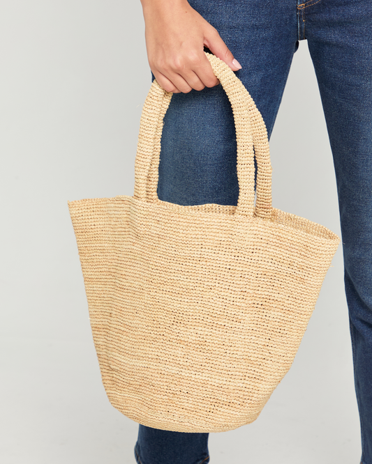 Porto Handmade Raffia Bag