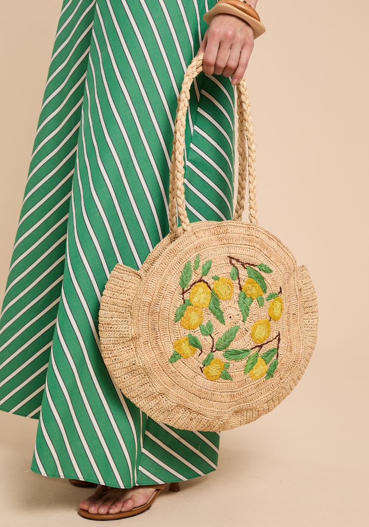 Menton Handmade Raffia Bag