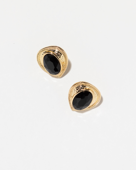 Pear Gemstone Stud Earrings