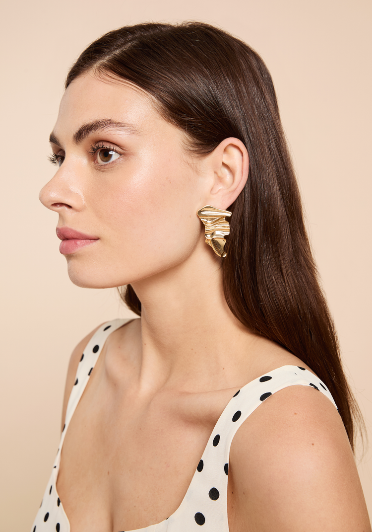 Folded Statement Earring