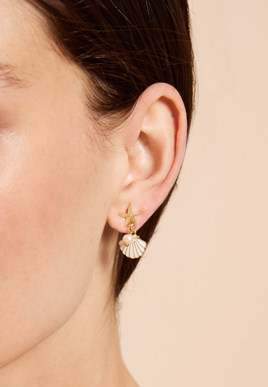 Pearl Tides Drop Earrings