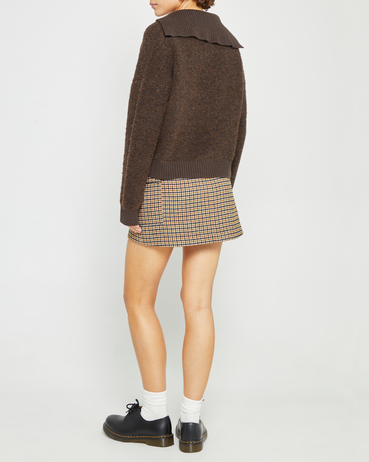 Hartley Collared Boucle Sweater