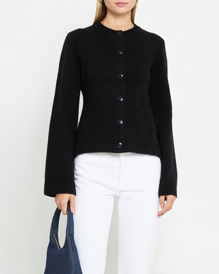 Averie Wool-Cashmere Cardigan