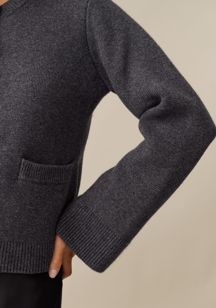 Averie Wool-Cashmere Cardigan