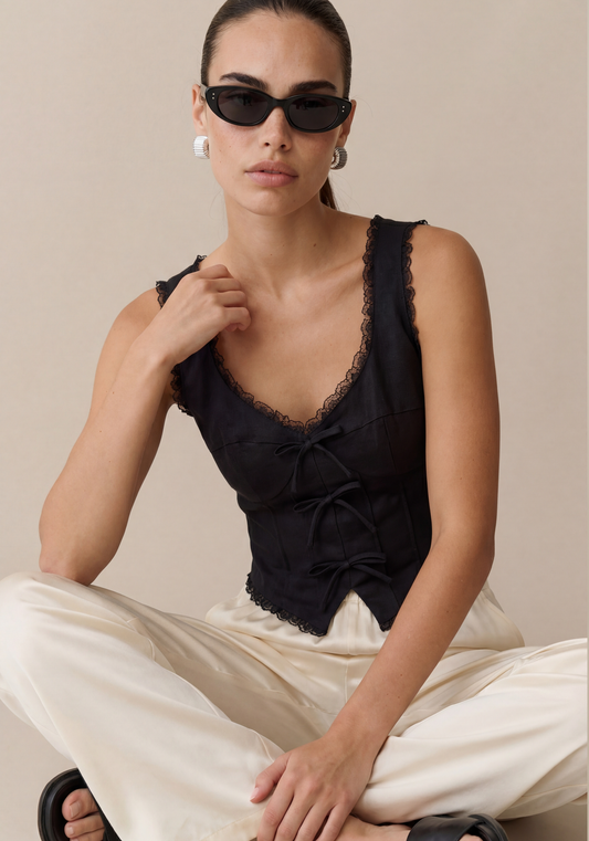 Giogia Linen Top