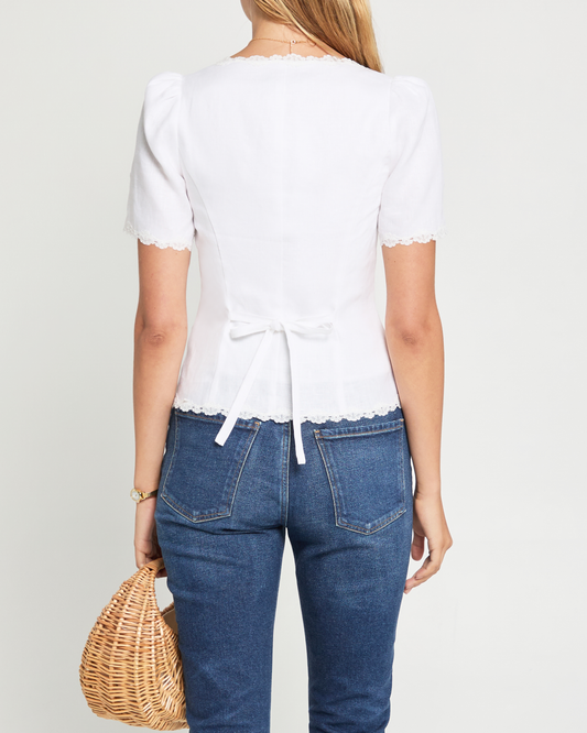 Wilma Linen Top