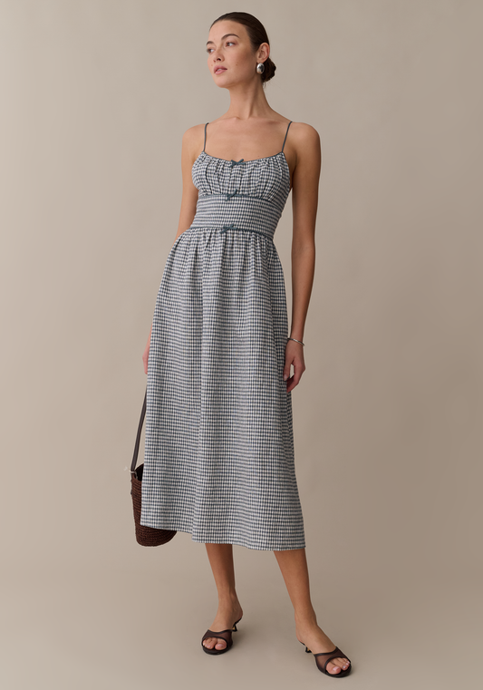 Darya Linen Dress