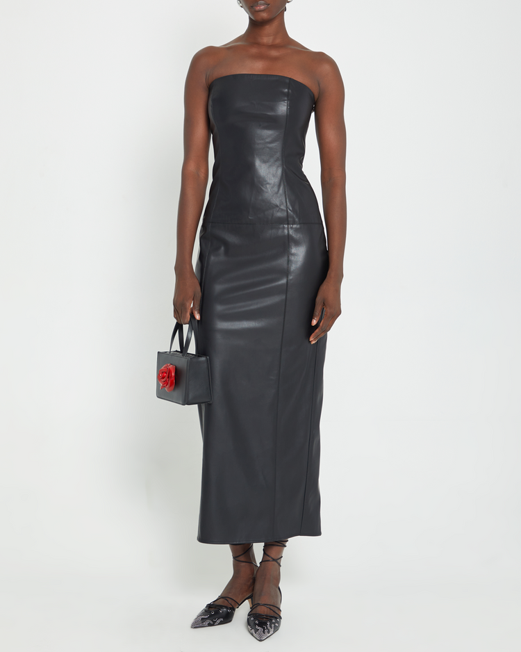Kimberly Vegan Leather Dress
