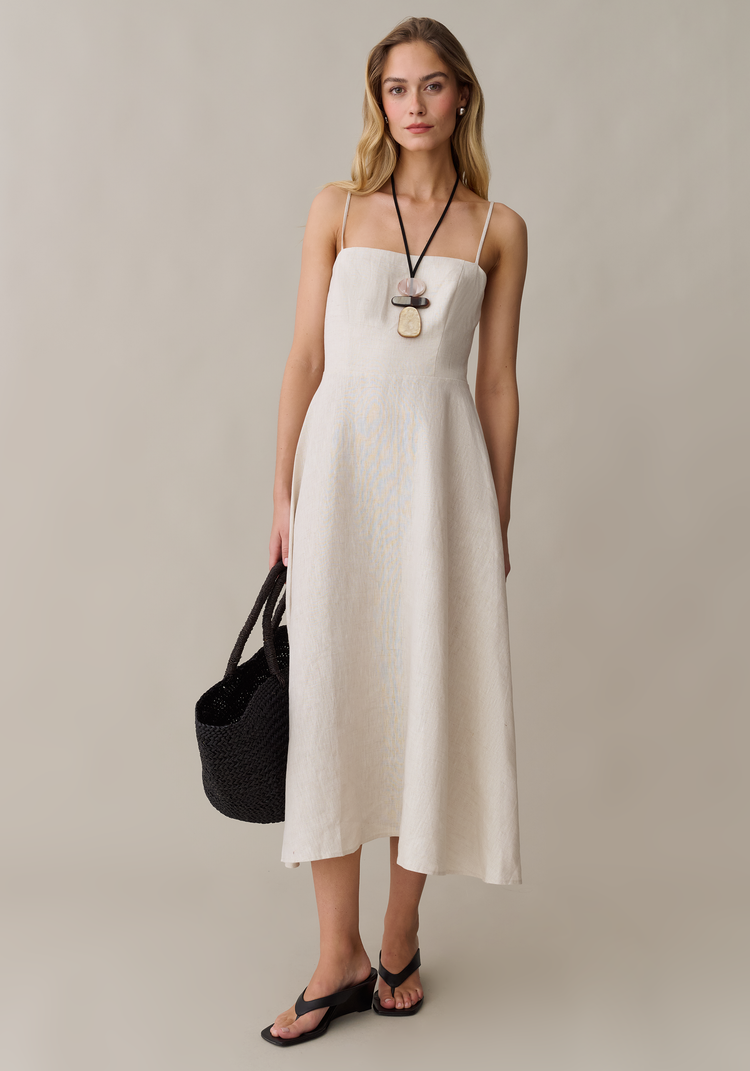 Khalani Linen Dress