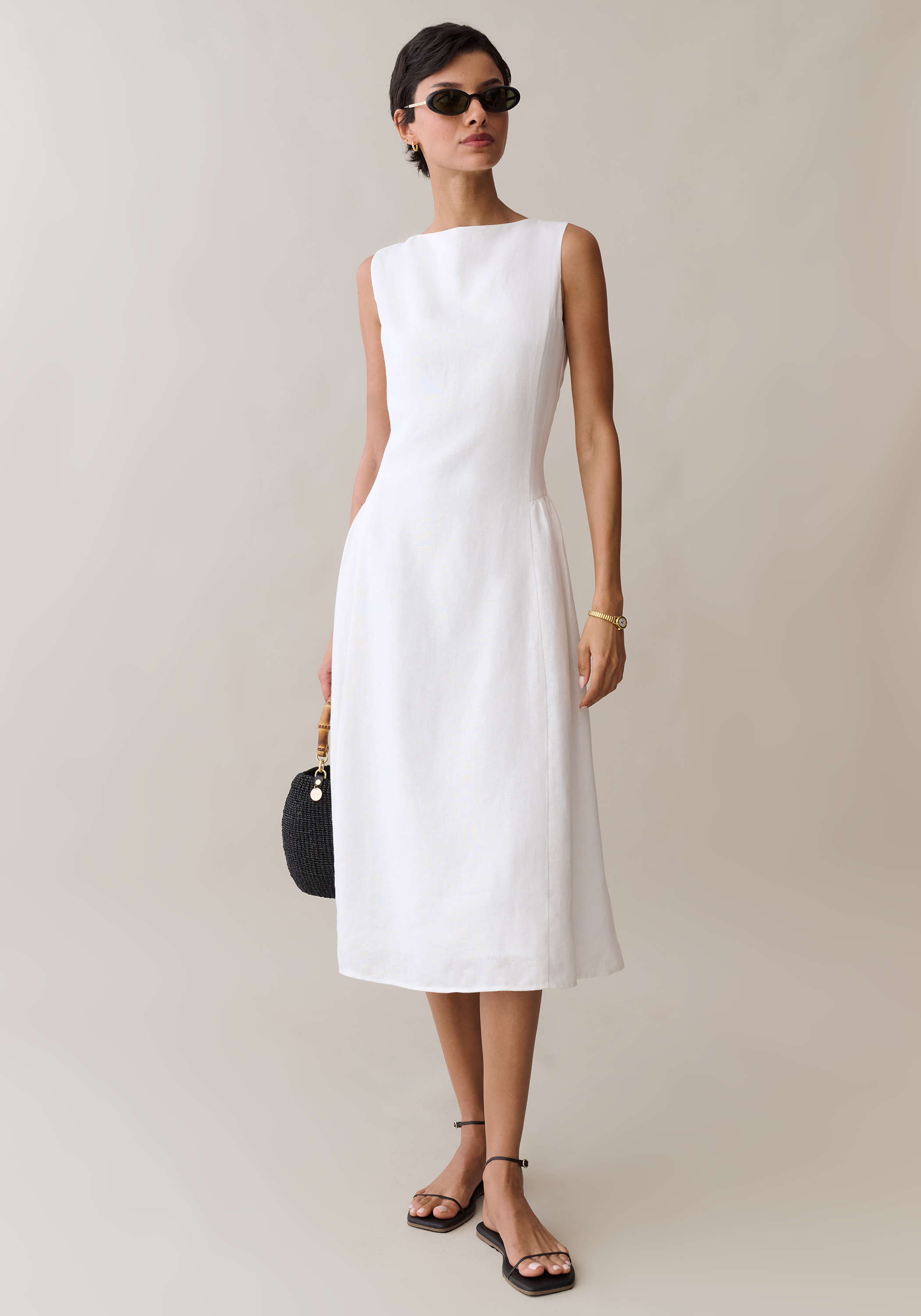 Avalon Linen Dress
