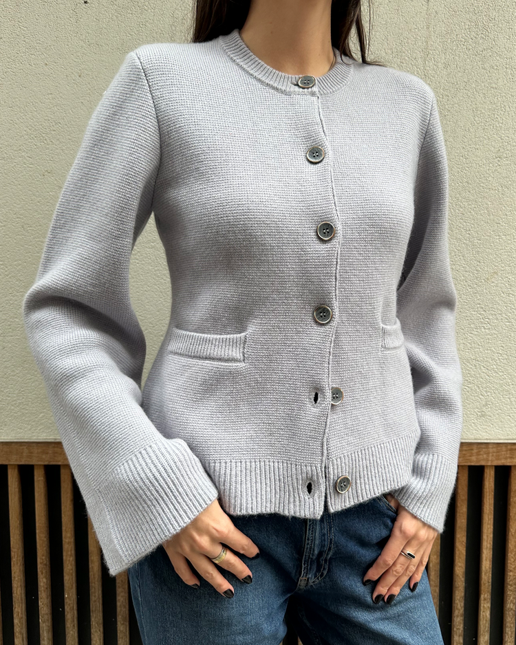 Averie Wool-Cashmere Cardigan