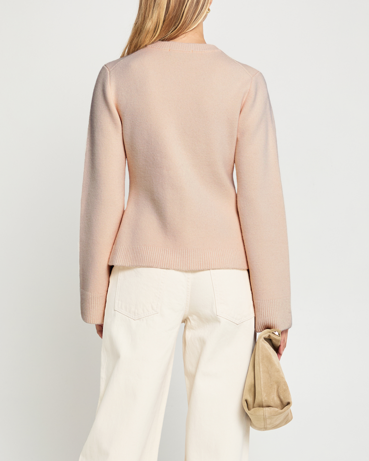 Averie Wool-Cashmere Cardigan