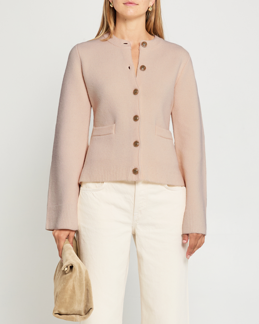 Averie Wool-Cashmere Cardigan