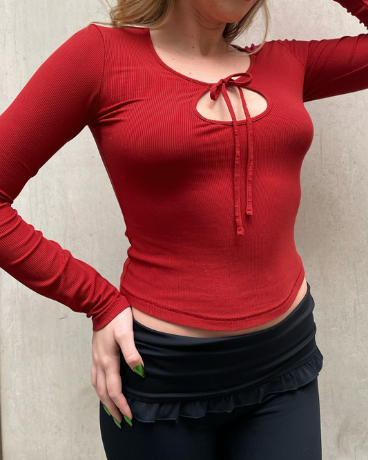 Soft Lounge Keyhole Top