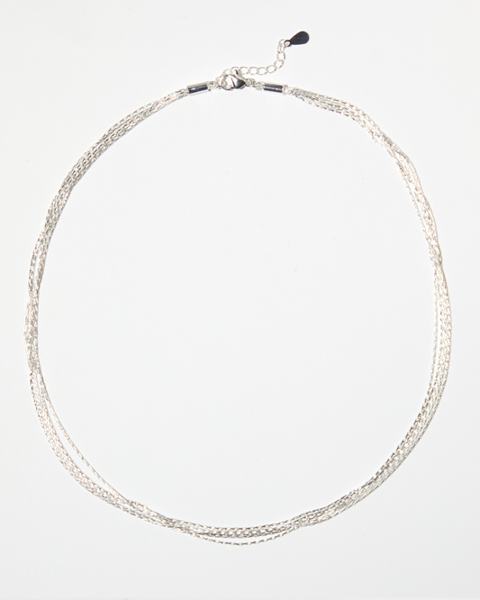 Sleek Silver Chain Necklace