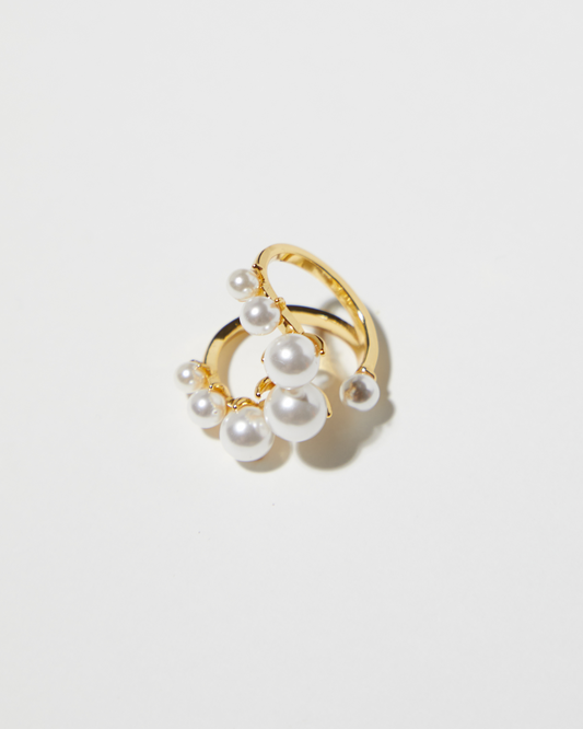 Pearl Crescent Ring