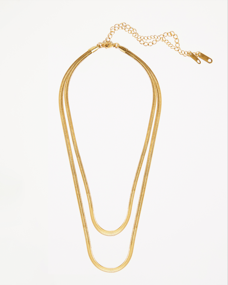 14K Gold Plated Layering Chains